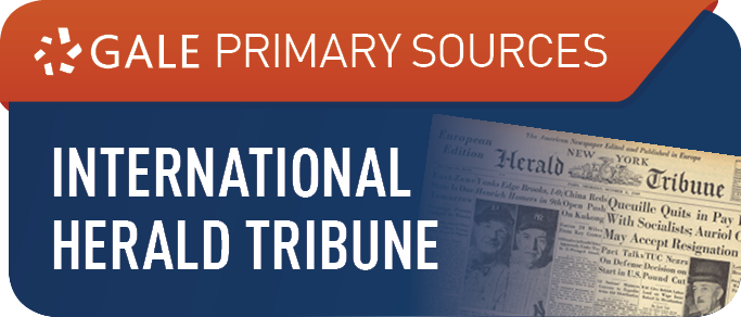 International Herald Tribune Historical Archive, 1887-2013