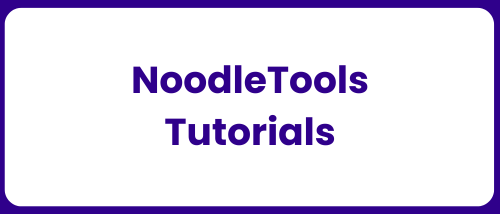 NoodleTools Tutorials