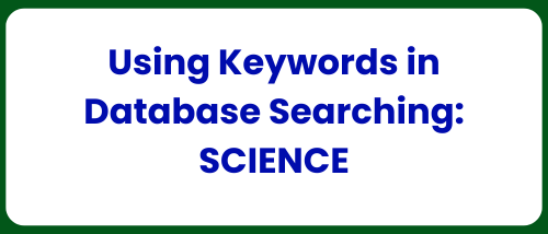 Science: Keyword Searching in Databases