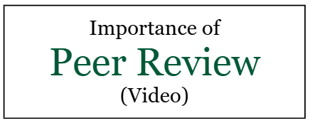 What does Peer Reviewed Mean? (Video)