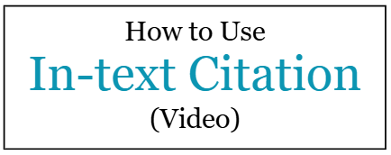 How to use In-Text Citation in MLA (Video)