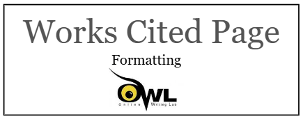 Works Cited Page - OWL Purdue