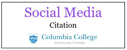 How to Cite Social Media