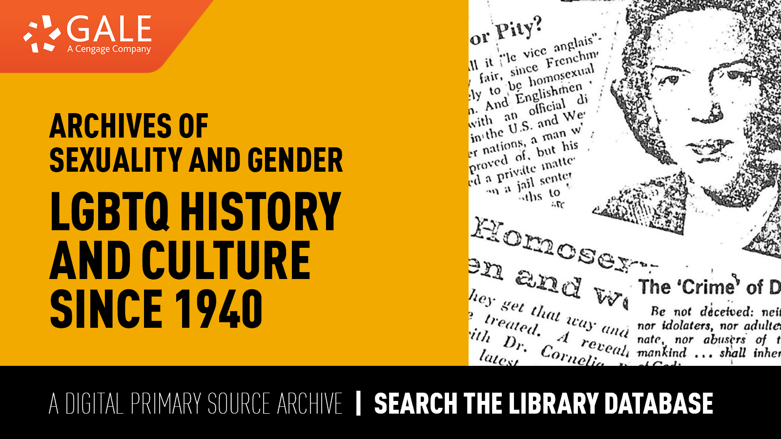 Archives Of Sexuality And Gender Lgbtq History And Culture Since 1940