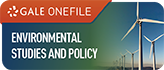 Gale OneFile: Environmental Studies and Policy answers inquiries about environmental concerns with coverage journals and reference content from Delmar and diverse perspectives from the scientific community, governmental policymakers, and corporate interests.