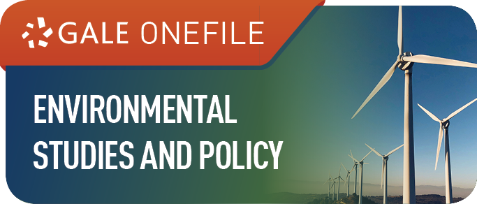 Environmental Studies and Policy