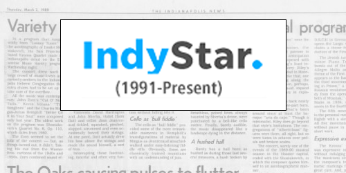 Indianapolis Star (1991-Present)