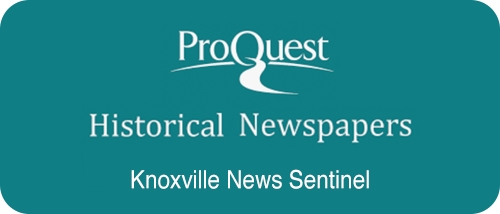 Historical Newspapers: Knoxville News Sentinel